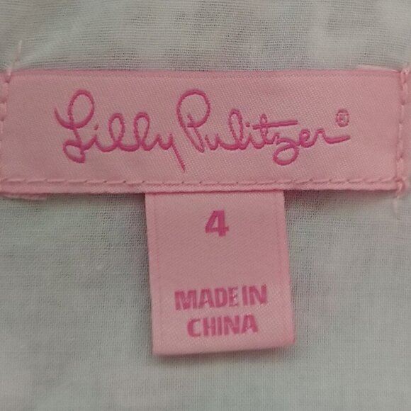 Lilly Pulitzer Eaton Shift Dress Size 4 Tassel Montauk Seaside - Picture 5 of 5